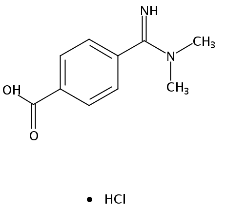4-[(Dimethylamino)iminomethyl]benzoic acid monohydrochloride