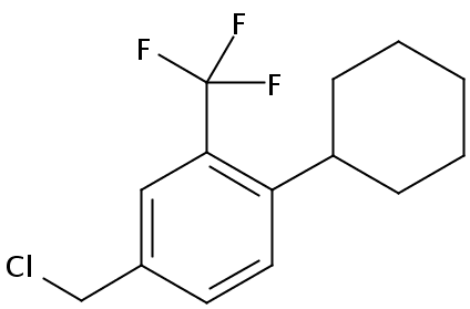 Benzene, 4-(chloromethyl)-1-cyclohexyl-2-(trifluoromethyl)-