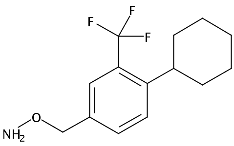 O-[[4-cyclohexyl-3-(trifluoromethyl)phenyl]methyl]hydroxylamine